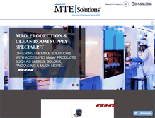 Tablet Screenshot of mtesolutionsinc.com